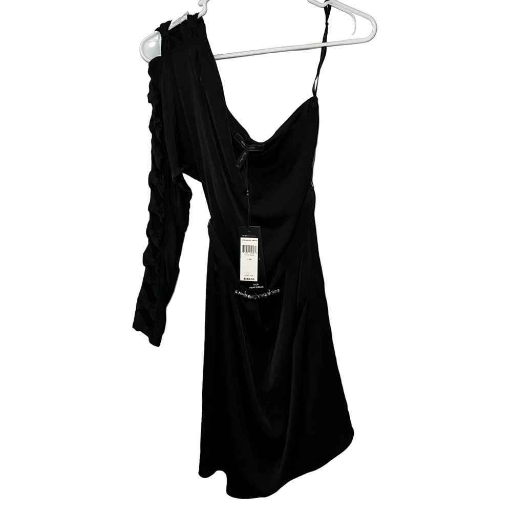 Women's BCBGMAXAZRIA One Sleeve Open Bows with belt Size XS